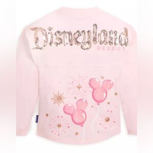 NWT Disney Parks Sequin Mickey Mouse Balloons Spirit Jersey 2024 Disneyland XL